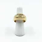 Ring in 14k gold, Meander (B-149)