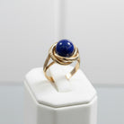 Ring in 14k gold with Lapis (B-147)