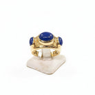 Ring in 14k gold with Lapis (B-148)
