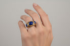 Ring in 14k gold with Lapis (B-148)