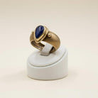 Ring in 14k gold with Lapis (B-153)