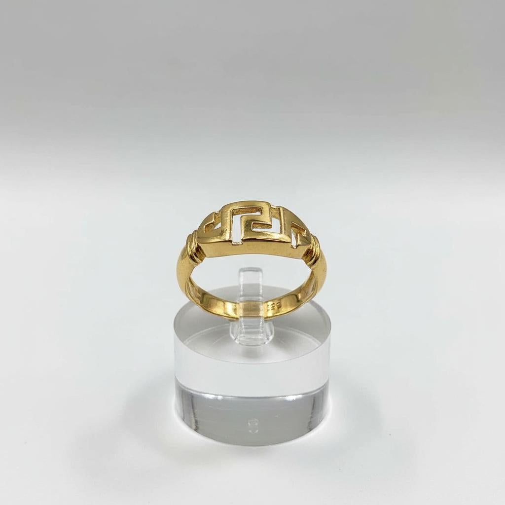 Ring in 18k gold, Meander (B-151)