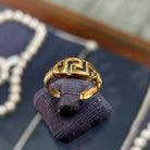Ring in 18k gold, Meander (B-151)