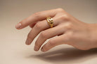 Ring in 18k gold, Meander (B-151)