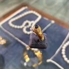Ring in 18k gold with gemstone (B-155)