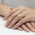 Ring in Sterling Silver with Gold 14k (DX-24)