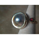 Ring in Sterling silver with Mabe Pearl (B-63)