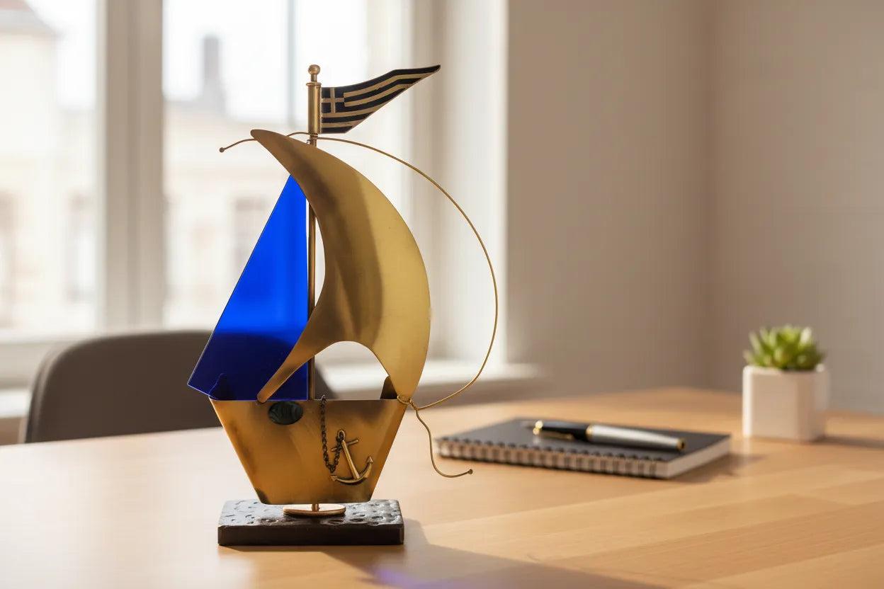 Sailboat - Decorative Sailboat, Home Decoration, Welcome Gift, Wall Hanger (XM-04)