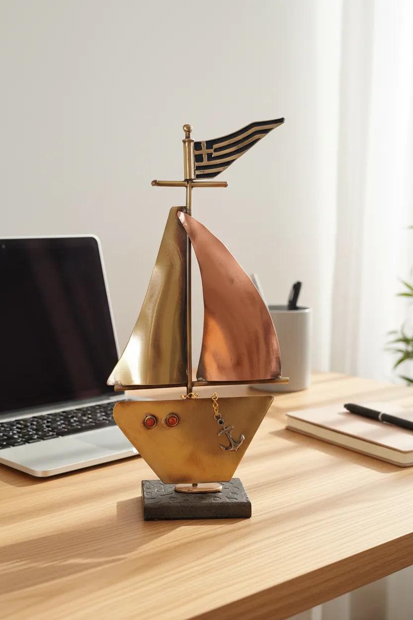 Sailboat - Decorative Sailboat, Home Decoration, Welcome Gift, Wall Hanger (XM-05)