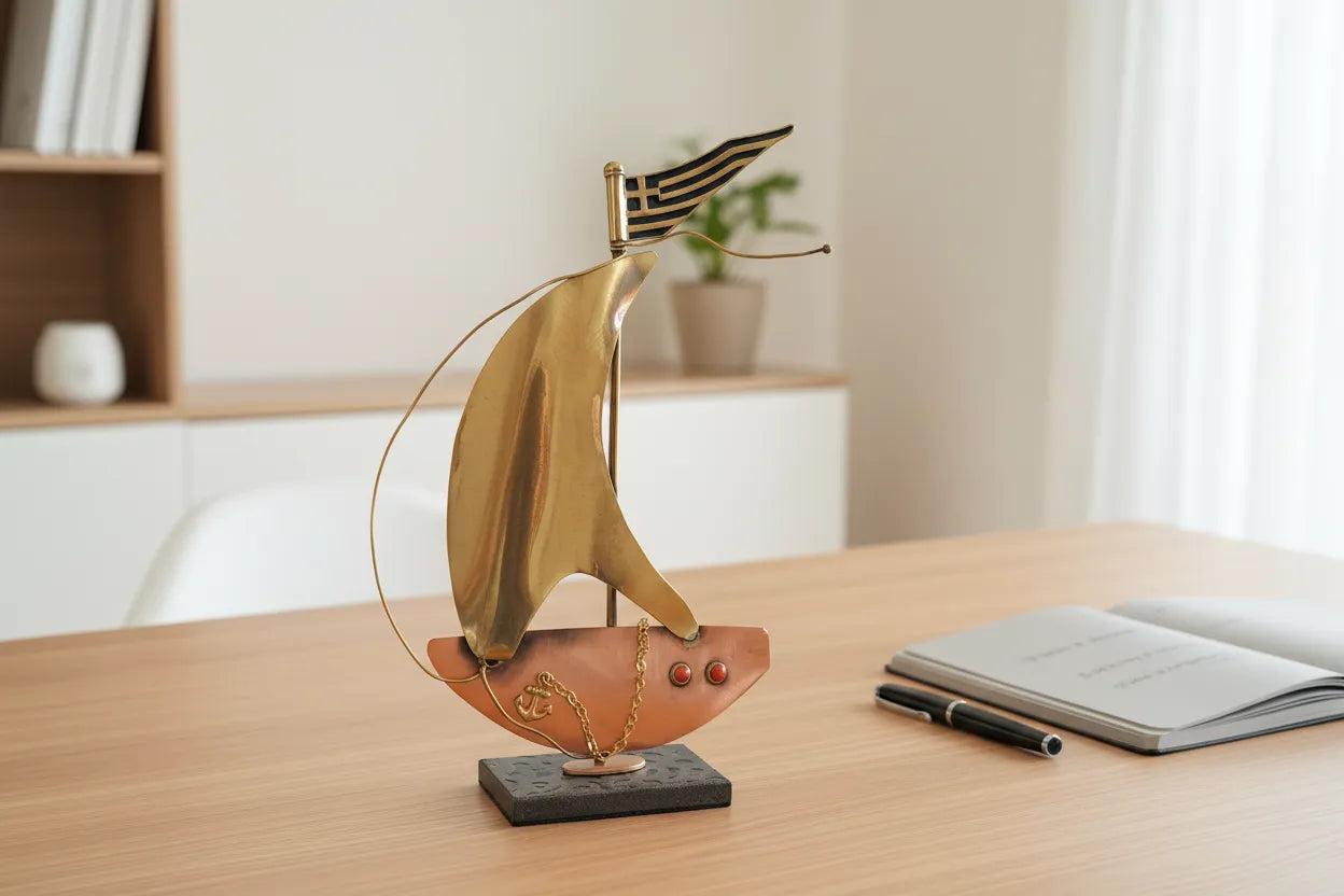 Sailboat - Decorative Sailboat, Home Decoration, Welcome Gift, Wall Hanger (XM-09)