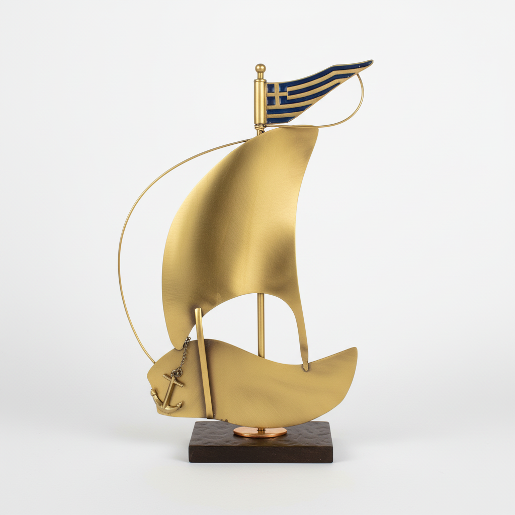 Sailboat - Decorative Sailboat, Home Decoration, Welcome Gift, Wall Hanger (XM-11)
