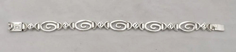 Spiral Bracelet in Sterling Silver (B-49)
