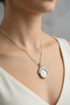 Sterling Silver Alexander Coin Pendant, Greek Drachma Jewelry (PE-99)