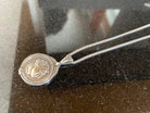 Sterling Silver Alexander the Coin Pendant, Greek Drachma Inspired Jewelry (PE-100)