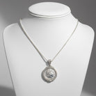 Sterling Silver Alexander the Coin Pendant, Greek Drachma Inspired Jewelry (PE-100)
