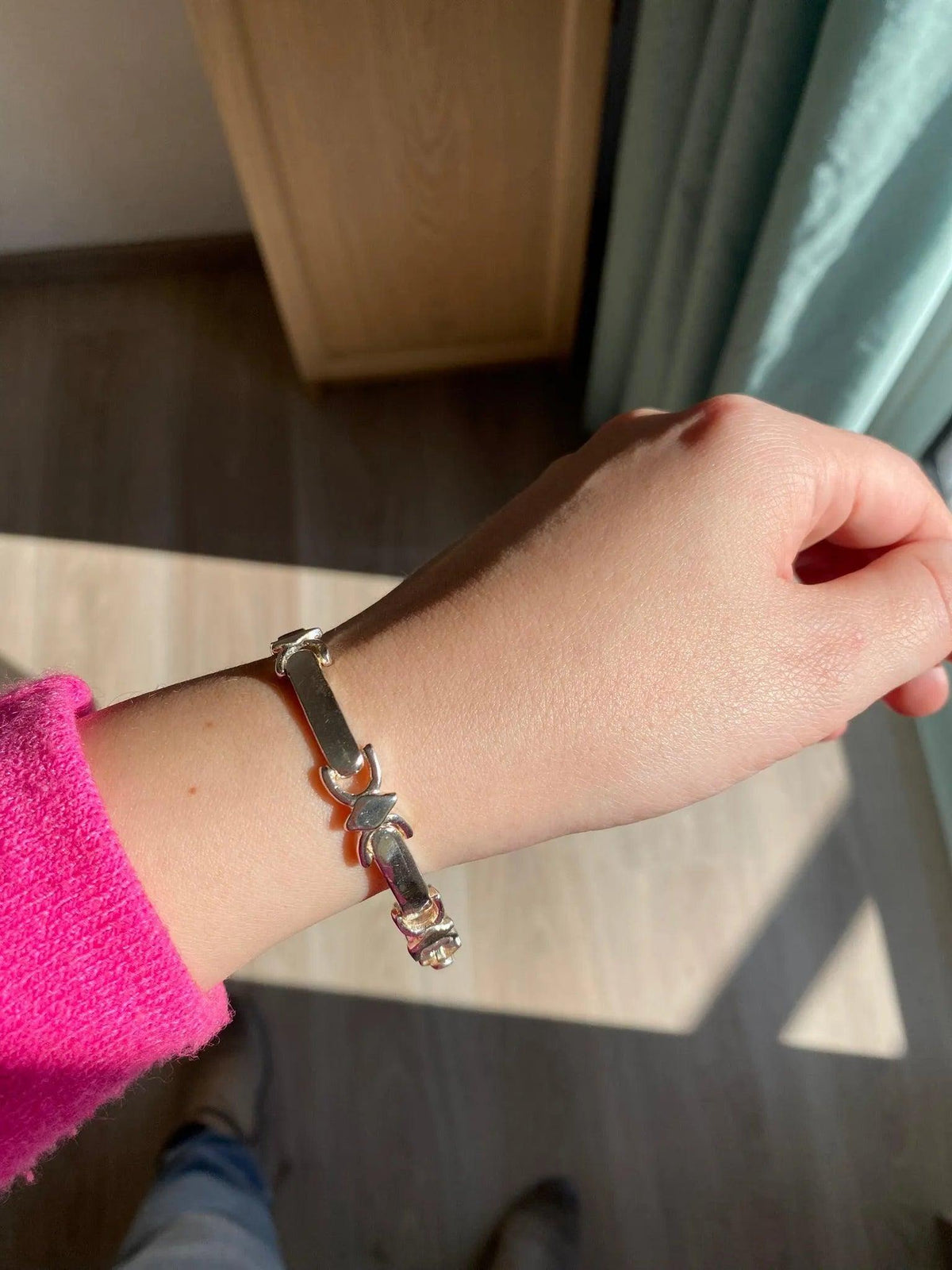 Sterling Silver Handmade Greek Bracelet, Timeless Design, Quality Craftsmanship (B-132)