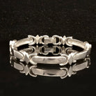 Sterling Silver Handmade Greek Bracelet, Timeless Design, Quality Craftsmanship (B-132)