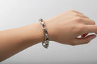 Sterling Silver Handmade Greek Chain Bracelet (B-131)