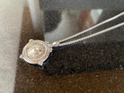 Sterling Silver Helios Sun God Coin Pendant, Ancient Greek Inspired Jewelry (PE-90)