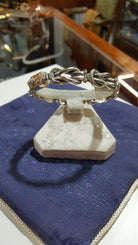 Sterling Silver Hercules Knot Bracelet, Greek Handmade Love Symbol Jewelry (B-110)