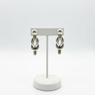 Sterling Silver Knot Earrings, Love Earrings (AG-13)