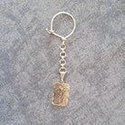 Sterling Silver Musical Note Keyring, Handmade Treble Clef Keychain (MP-33)