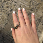 Sterling Silver Ram Head Ring, Greek Mythology Inspired Jewelry (DT-90)