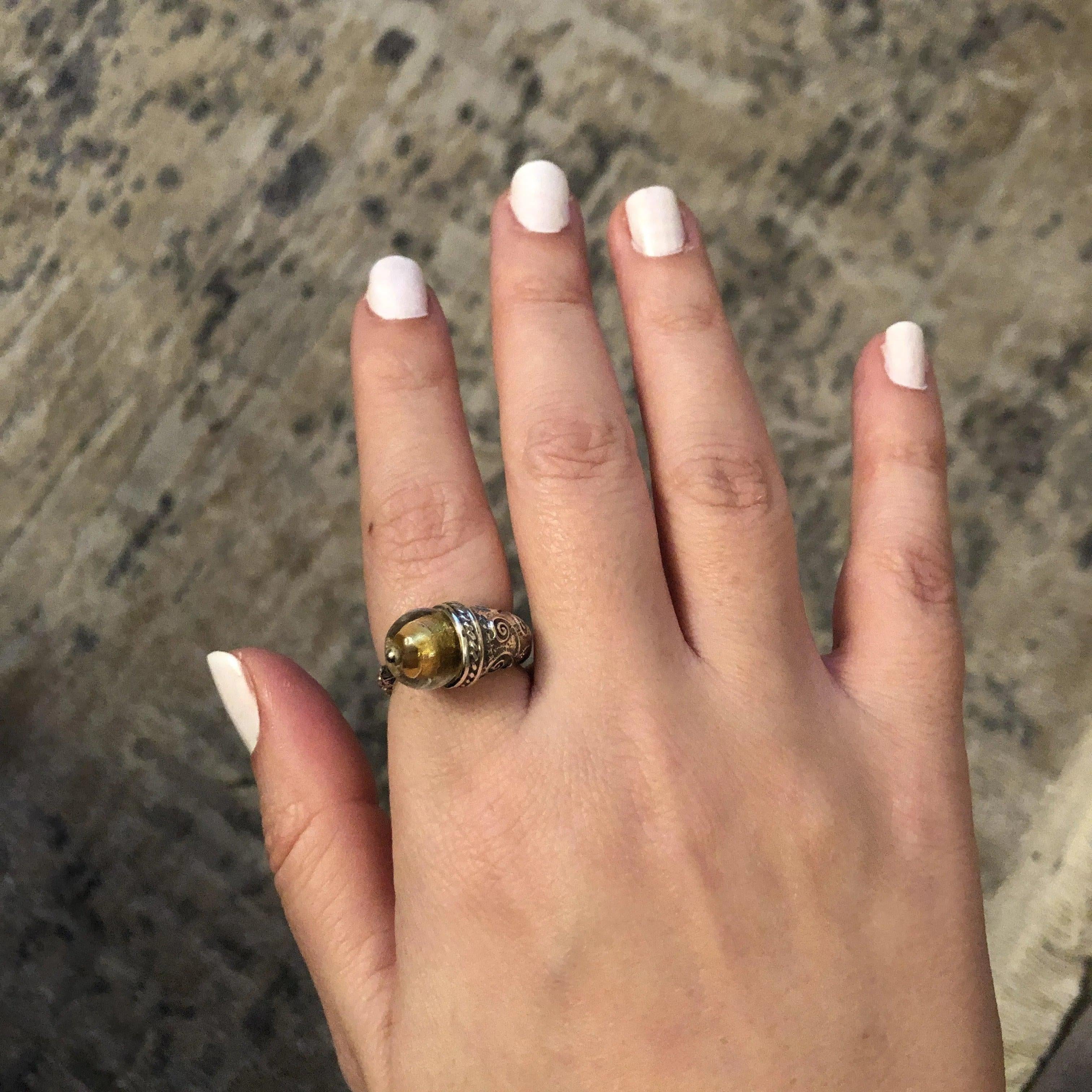 Sterling Silver Spiral Ring, Greek Infinity Motif Jewelry (DT-03)