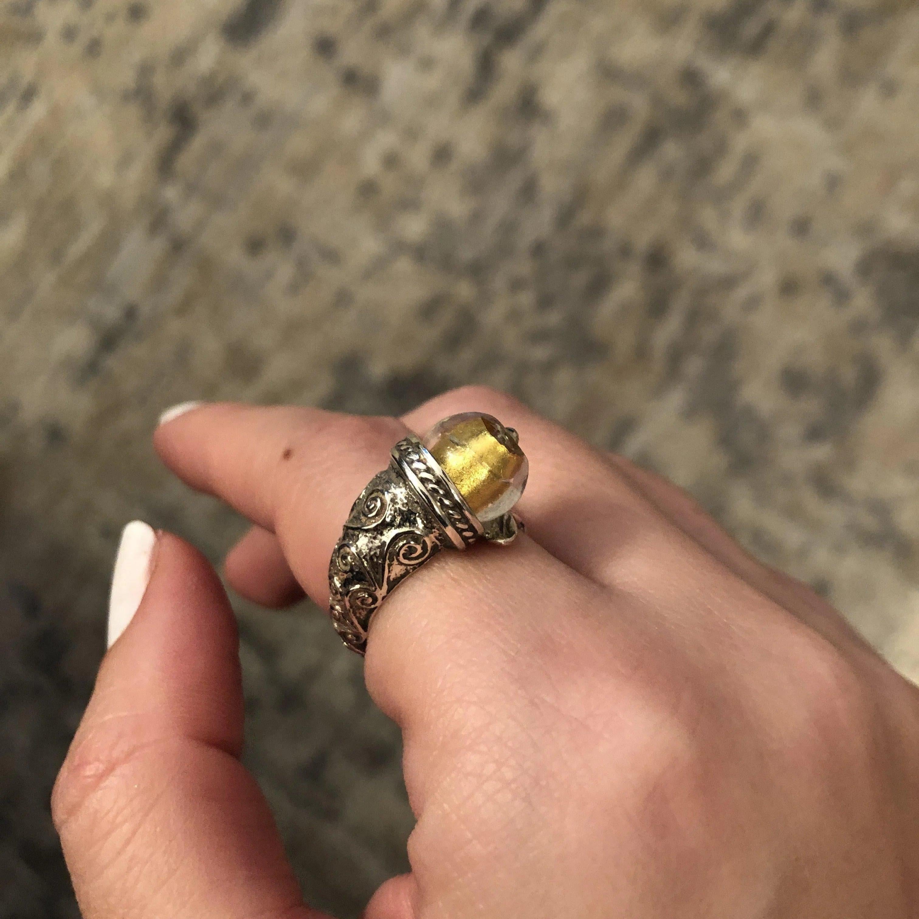 Sterling Silver Spiral Ring, Greek Infinity Motif Jewelry (DT-03)