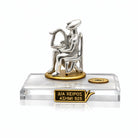 The Harp player from Keros Figure in Sterling Silver (A-06B)