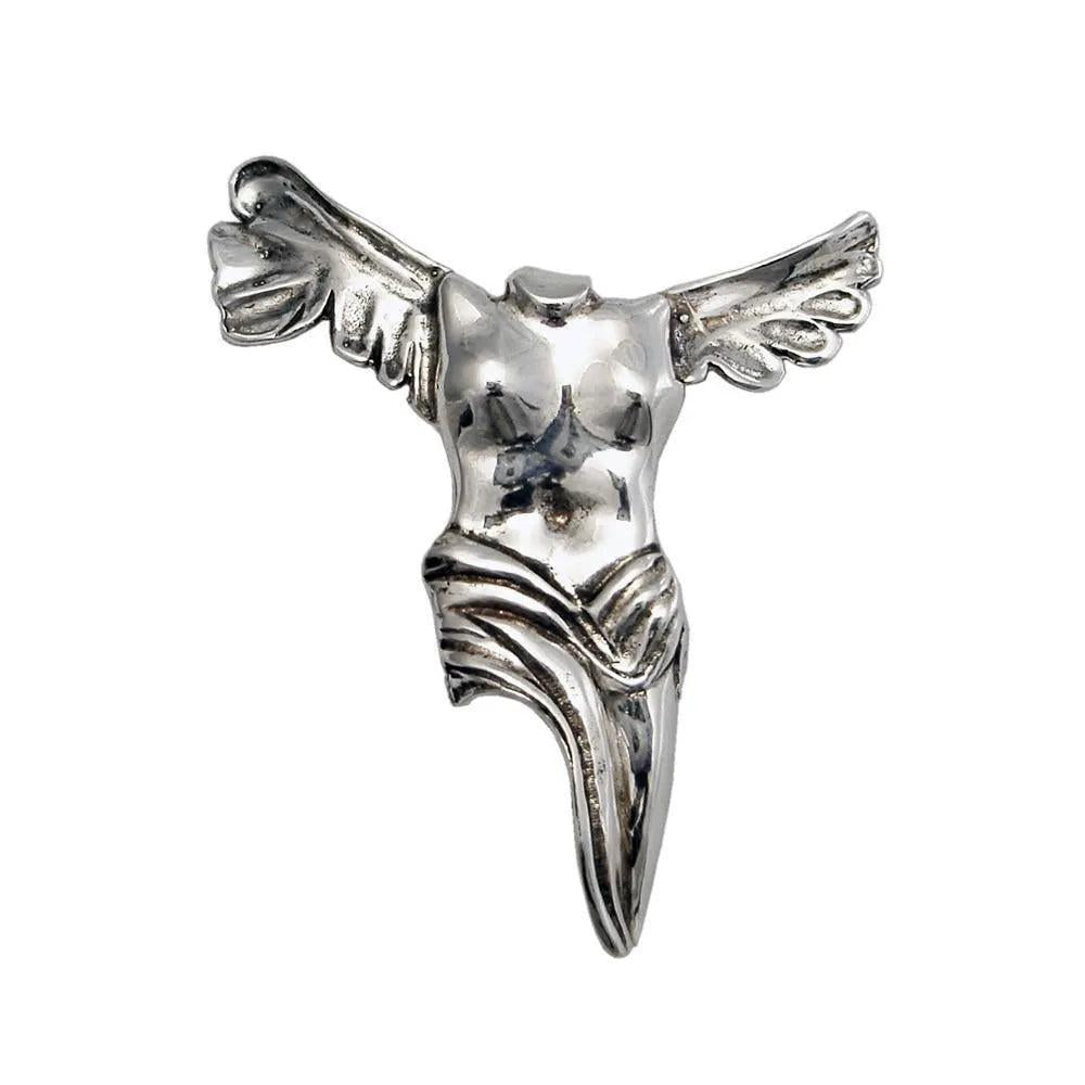 The Winged Victory of Samothrace Brooch in Sterling Silver (K-02)