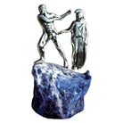 The stables of Augeas Metope -Greek Statue Figure in Sterling Silver (A-42-2)