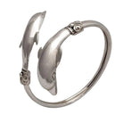 Two Headed Minoan Dolphins Torc Bangle, Minoan Bracelet