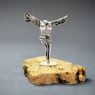 Winged Victory of Samothrace - Greek Statue Figure in Sterling Silver (A-40-5)