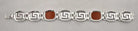 Greek Key Meander Bracelet in Sterling Silver (B-67)