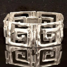 Greek Key Meander Bracelet in Sterling Silver (B-97)