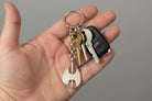 Hand Axe Keyring, silver keychain, men's gift, handmade keychain (MP-13)