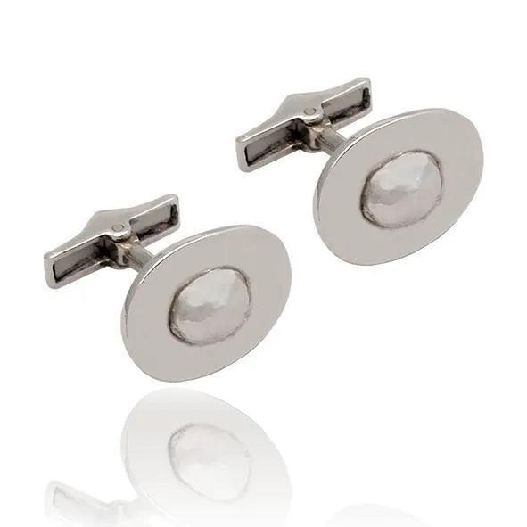 Handcrafted Sterling Silver Cufflink (M-02)