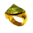 Ring in 18k Gold with Yellow Topaz stone 22.5 c.