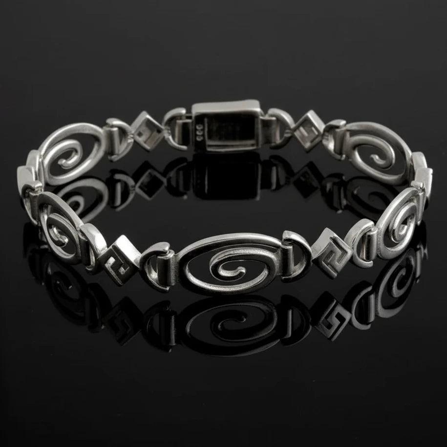 Spiral Bracelet in Sterling Silver (B-49)