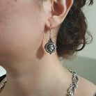 Alexander the Great Earrings, sterling silver earrings, handmade earrings (AG-08)
