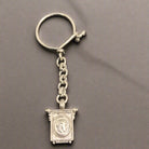 Alexander the Great Key ring in sterling silver, silver keychain, mens gift
