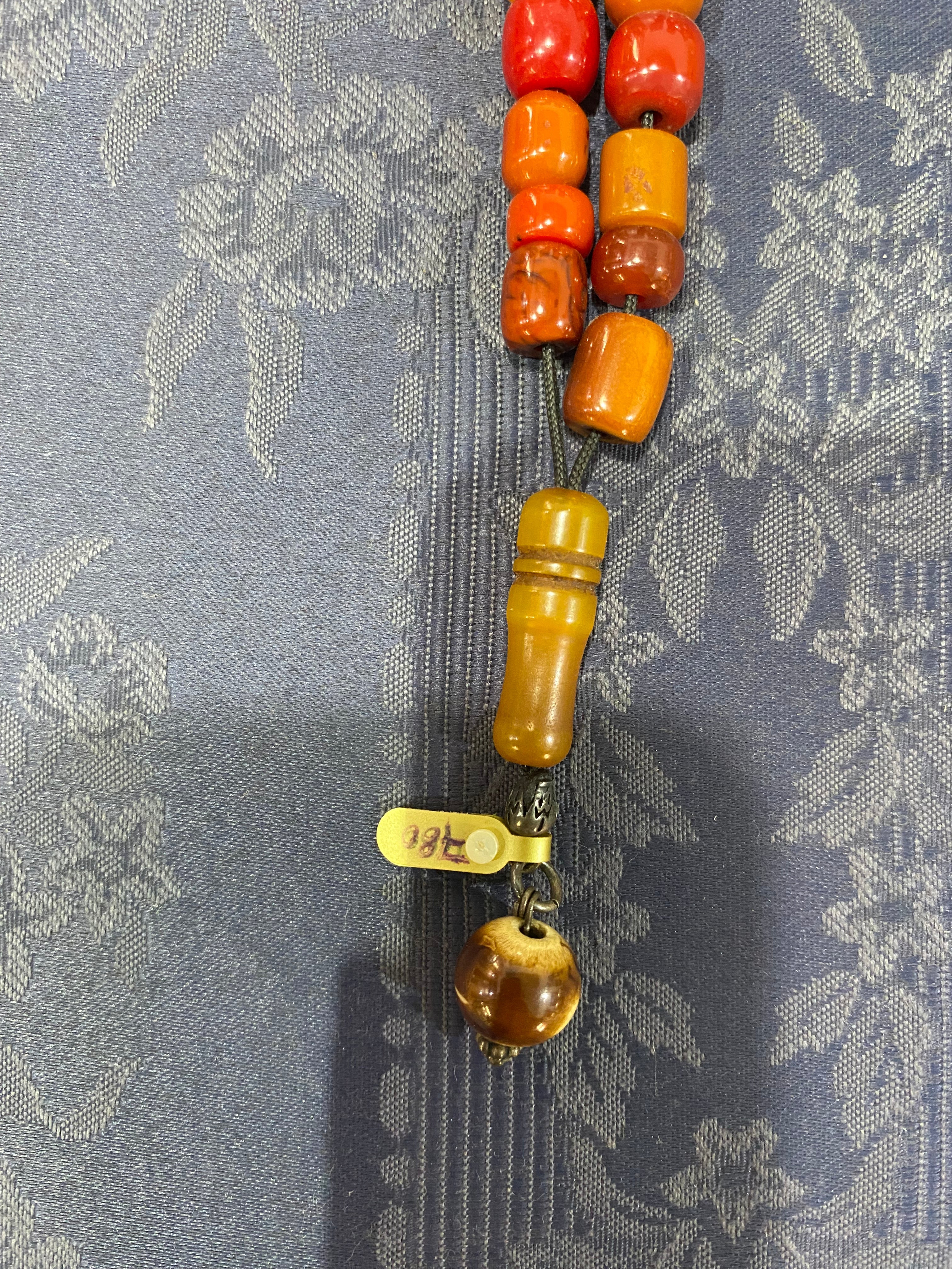 Authentic Red Amber Komboloi