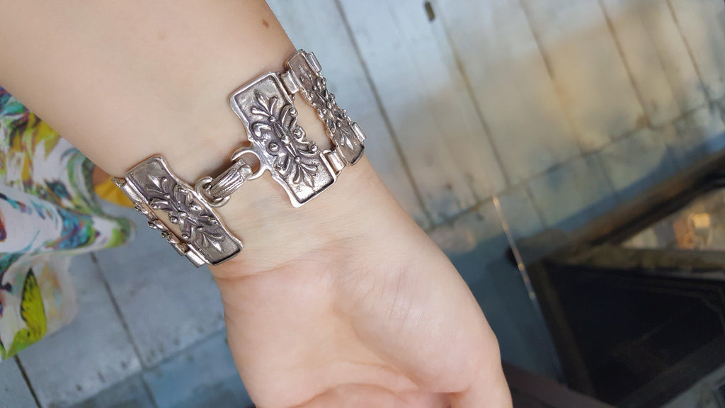 Byzantine Bracelet in Sterling Silver (B-09) - ELEFTHERIOU EL