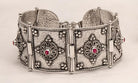 Byzantine handmade Bracelet in Sterling Silver with zircon (B-02)