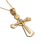 Christening Cross 14k Gold (STX-06)