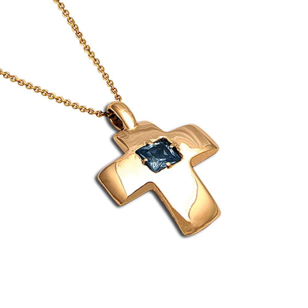 Gold Cross Necklace - BeadifulBABY