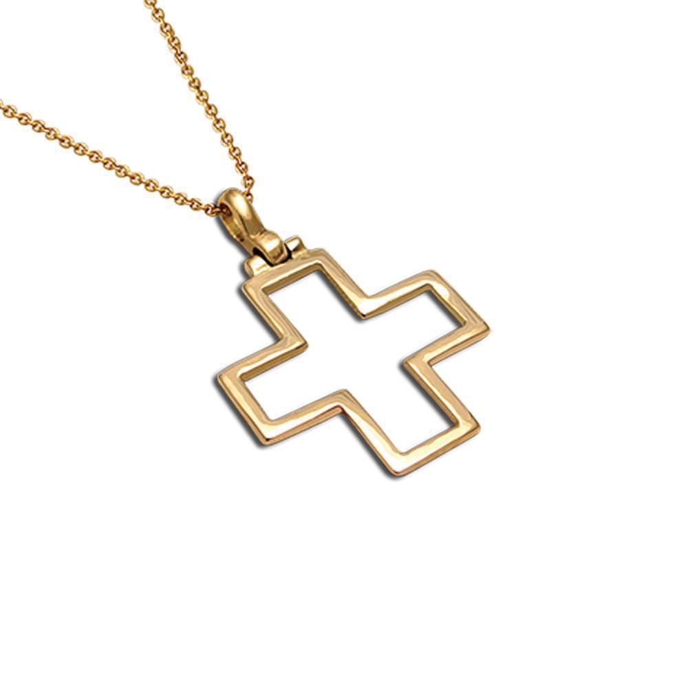 Buy Gold Cross Necklace Women, Dainty Cross Pendant, Small Cross Necklace  Gift for Girls, Gold Cross Pendant, Christening Gift for Daughter Online in  India - Etsy
