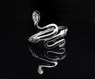 Coiled Snake Bangle, Minoan Bangle, Sterling Silver Bangle, Greek Jewelry