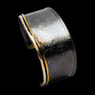 Cuff bracelet in Sterling Silver with Decorative Black Patina (Oxidation) (BM-09)